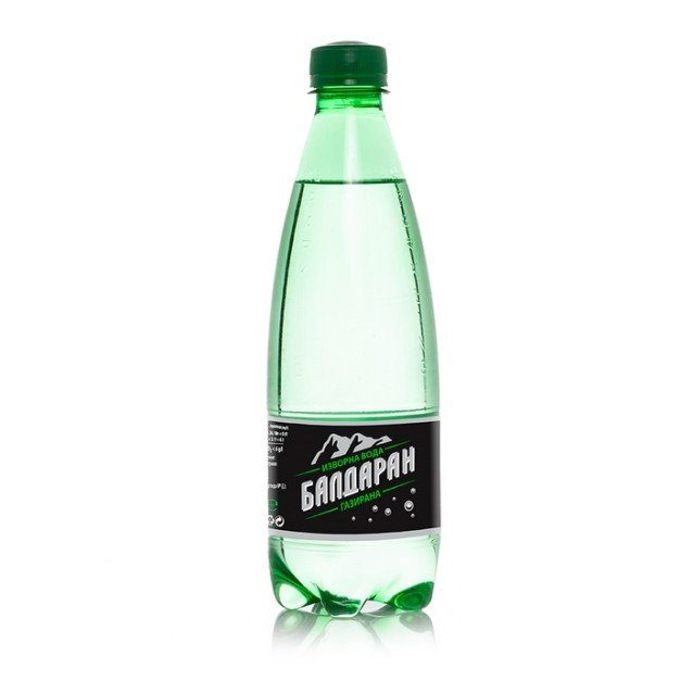 Изворна вода Балдаран 0,5л Газирана