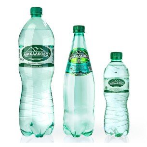 Минерална вода Михалково 1л Газирана