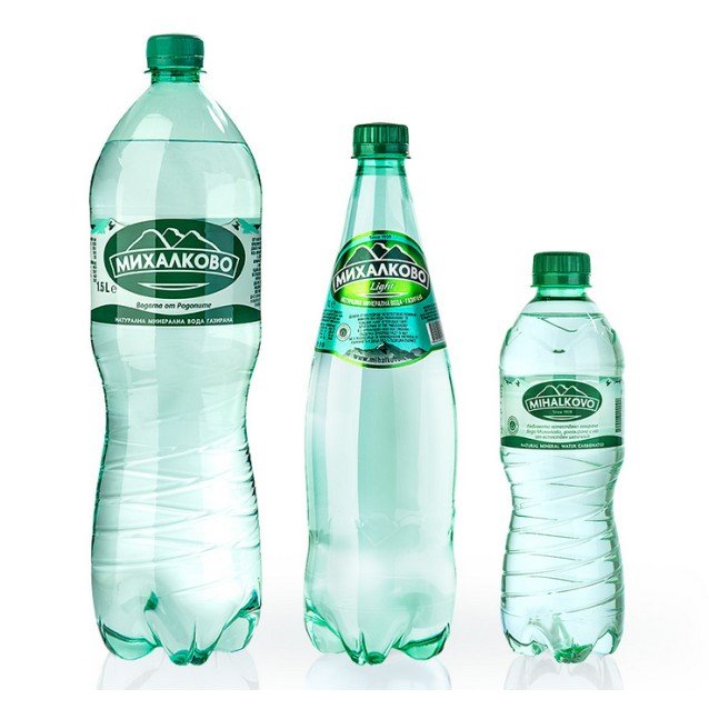 Минерална вода Михалково 0,5л Газирана